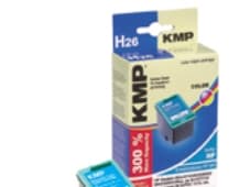 KMP H26 - 14 ml - XXL-størrelse - farge (cyan, magenta, gul) - kompatibel - blekkpatron (alternativ for: HP 343, HP C8766EE) - for HP Deskjet 460, 59