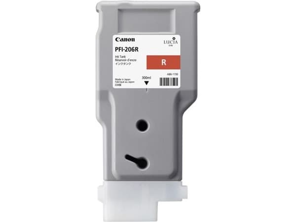 Canon PFI-206 R - 300 ml - rød - original - blekkbeholder - for imagePROGRAF iPF6400, iPF6400SE, IPF6450