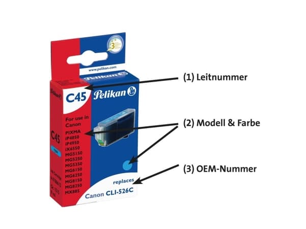 Pelikan C45, 1 stykker