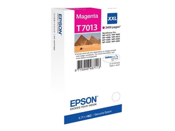 Epson WP4000/4500 Series Ink Cartridge XXL Magenta 3.4k