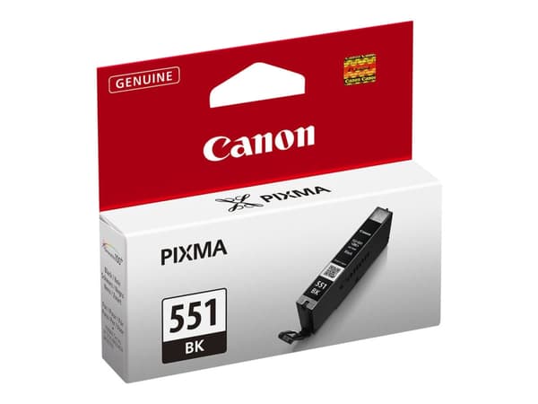 Canon CLI-551BK - 7 ml - svart - original - blekkbeholder - for PIXMA iP8750, iX6850, MG5550, MG5650, MG5655, MG6450, MG6650, MG7150, MG7550, MX725,