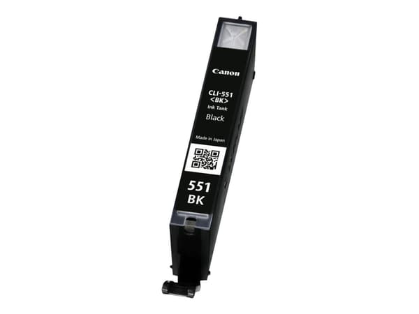 Canon CLI-551BK - 7 ml - svart - original - blekkbeholder - for PIXMA iP8750, iX6850, MG5550, MG5650, MG5655, MG6450, MG6650, MG7150, MG7550, MX725,