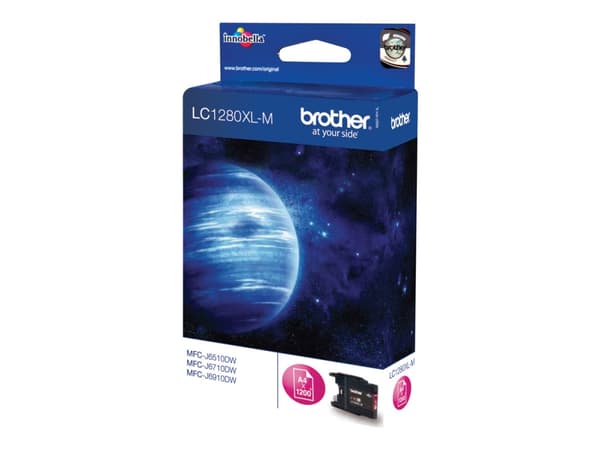 Brother LC1280XLM - Magenta - original - blekkpatron - for Brother MFC-J5910DW, MFC-J6510DW, MFC-J6710DW, MFC-J6910DW