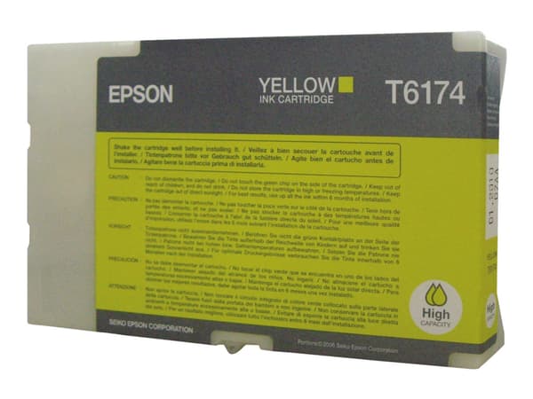 Epson T6174 - 100 ml - høykapasitets - gul - original - blekkpatron - for B 500DN, 510DN