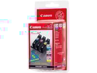 Canon CLI-526 C/M/Y Multi pack - 3-pack - gul, cyan, magenta - original - blekkbeholder - for PIXMA iP4950, iX6550, MG5250, MG5350, MG6150, MG6250, M