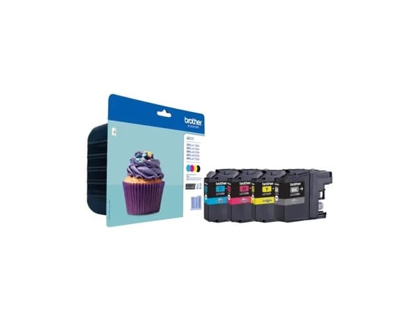 Brother LC-123VALBP, 600 sivua, 600 sivua, 4 kpl, Monipakkaus