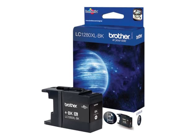 Brother LC1280XLBK - Svart - original - blekkpatron - for Brother MFC-J5910DW, MFC-J6510DW, MFC-J6710DW, MFC-J6910DW