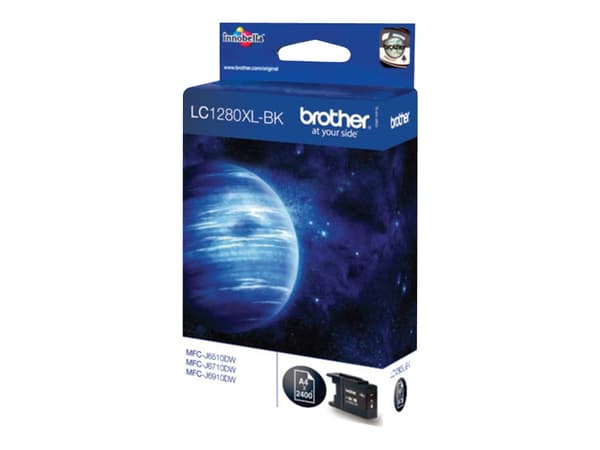 Brother LC1280XLBK - Svart - original - blekkpatron - for Brother MFC-J5910DW, MFC-J6510DW, MFC-J6710DW, MFC-J6910DW