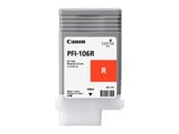 Canon PFI-106 R - 130 ml - rød - original - blekkbeholder - for imagePROGRAF iPF6300, iPF6350, iPF6400, iPF6400SE, IPF6450