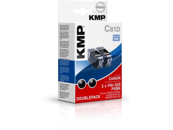 KMP C81D, Väriainepohjainen muste, Monipakkaus, Canon Pixma IP 4850, IP 4950, IX 6550, MG 5240, MG 5250, MG 5340, MG 5350, MG 6150, MG 6250, MG..., 2