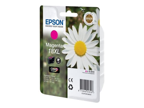 Epson Daisy Claria Home -musteet, Korkea (XL) värintuotto, Väriainepohjainen muste, 1 kpl