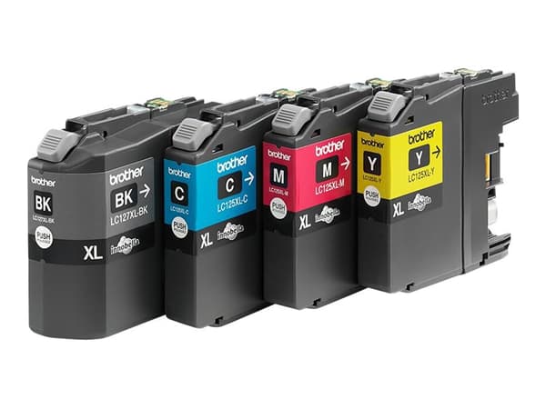 Brother LC127XLVALBPDR - Svart, gul, cyan, magenta - original - blekkpatron - for Brother DCP-J4110DW, MFC-J4410DW, MFC-J4510DW