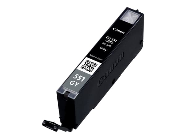 Canon CLI-551GY - 7 ml - grå - original - blekkbeholder - for PIXMA iP8750, iX6850, MG5655, MG6350, MG7150, MG7150 MONSTER UNIVERSITY Edition, MG7550