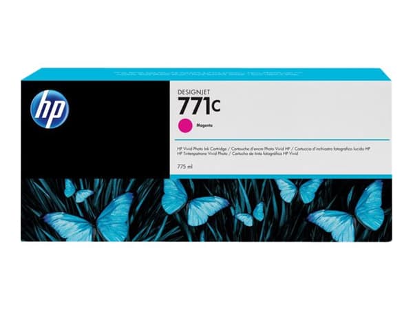 HP 771C - 775 ml - magenta - original - bläckpatron - för DesignJet Z6200, Z6600, Z6610, Z6800, Z6810