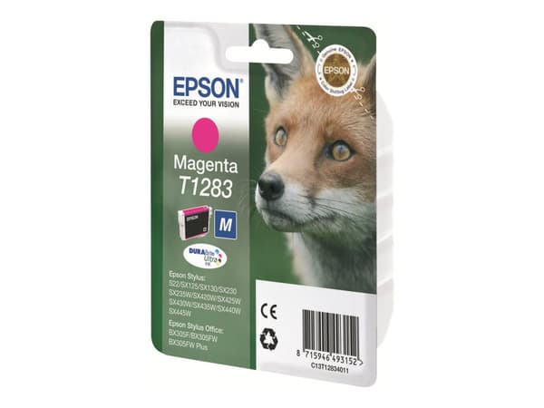 Epson T1283 - skriverkassett - 1 x magenta - blisterpakning - for Stylus S22, SX230, SX235, SX420, SX430, SX435, SX438, SX440, SX445, Stylus Office B