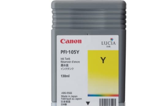 Canon PFI-106 Y - 130 ml - gul - original - blekkbeholder - for imagePROGRAF iPF6400, iPF6400SE, IPF6450