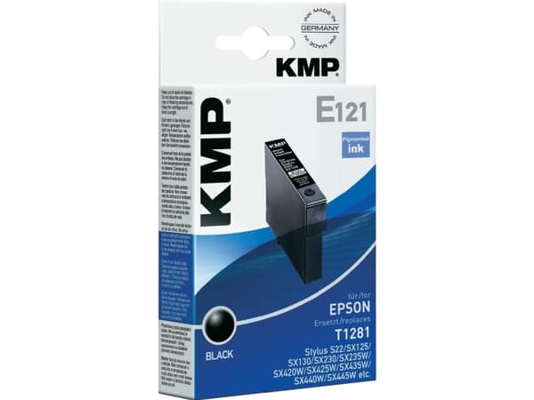 KMP E121, Väriainepohjainen muste, Epson Stylus Office BX 305 F, Office BX 305 FW, Office BX 305 FW Plus, S 22, SX 125, SX 130, SX..., 1 kpl, Mustesu