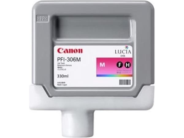 Canon PFI-306 M - 330 ml - magenta - original - blekktank - for imagePROGRAF iPF8400, IPF8400SE, iPF8400SE MFP M40, iPF9400, iPF9400S