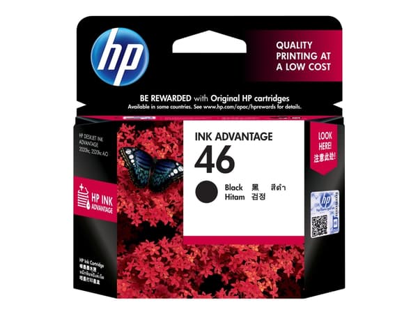 HP Ink 46 CZ637AE (svart)
