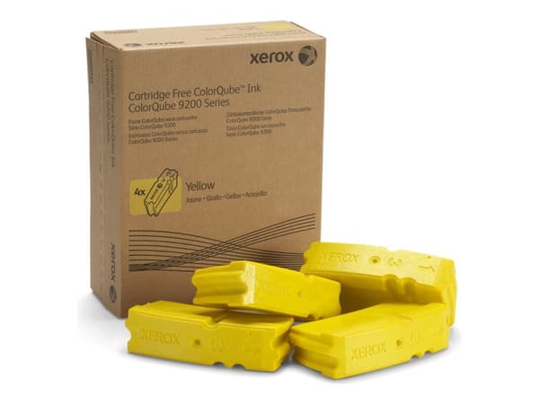 Xerox C-orQube 9201/9202/9203 - 4 pakker - gul - original - solid ink S-d - for C-orQube 9201, 9202, 9203, 9300V_F, 9301, 9302, 9302/303_3, 9302/303_
