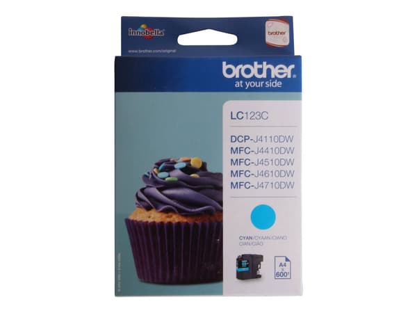 Brother LC-123C bläckpatroner 1 styck Original Hög (XL) avkastning Cyan