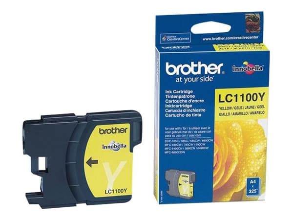 Brother LC1100Y, 325 sivua, 1 kpl, Kertapakkaus