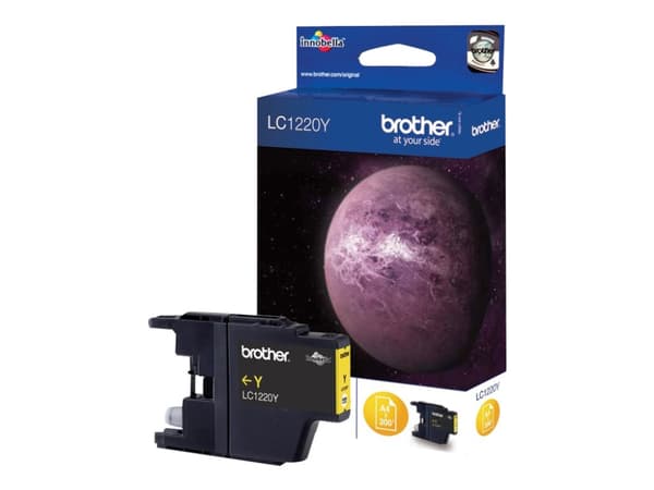 Brother LC1220Y - Gul - original - bläckpatron - för Brother DCP-J525, DCP-J725, DCP-J925, MFC-J430, MFC-J625, MFC-J825; MyMio MFC-J825