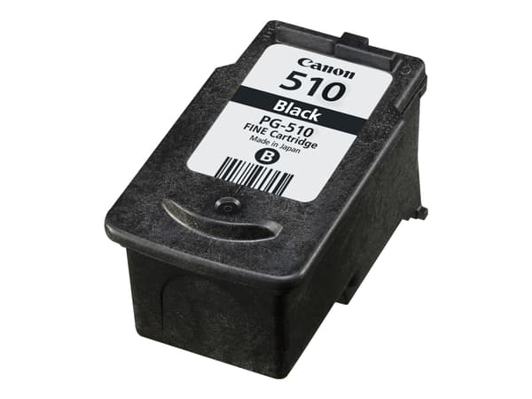 Canon PG-510 - 9 ml - svart - original - förpackning med stöldmärkning - bläcktank - för PIXMA MP230, MP237, MP252, MP258, MP270, MP280, MP282, MP499