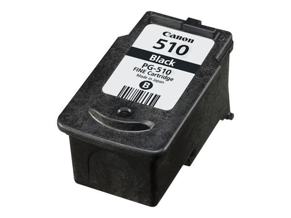 Canon PG-510 - 9 ml - svart - original - förpackning med stöldmärkning - bläcktank - för PIXMA MP230, MP237, MP252, MP258, MP270, MP280, MP282, MP499