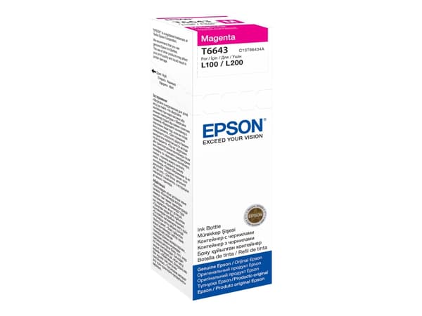 Epson T6643 blekkpatron 1 stykker Original Fiolblå