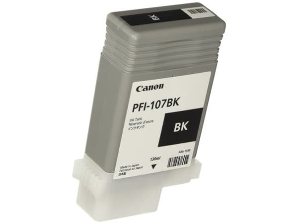 Canon PFI-107 BK - 130 ml - fotosort - original - blekkbeholder - for imagePROGRAF iPF670, iPF680, iPF685, iPF770, iPF780, iPF785