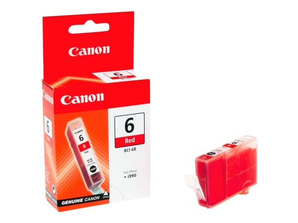 Canon BJ Cartridge BCI-6R RED blekkpatron Original Rød