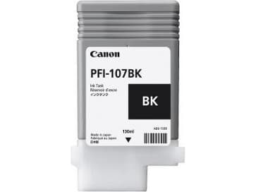 Canon PFI-107 BK - 130 ml - fotosort - original - blekkbeholder - for imagePROGRAF iPF670, iPF680, iPF685, iPF770, iPF780, iPF785