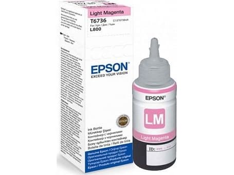 Epson T6736 - 70 ml - lys magenta - original - blekkrefill - for Epson L1800, L800, L805, L810, L850; EcoTank L1800