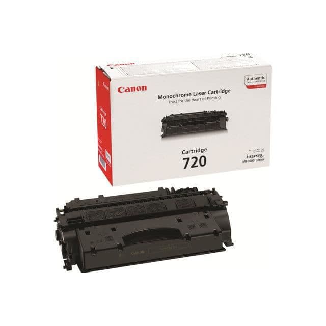 CANON-paket med 1 tonerkassett - 720 - Svart - standardkapacitet 5000 sidor