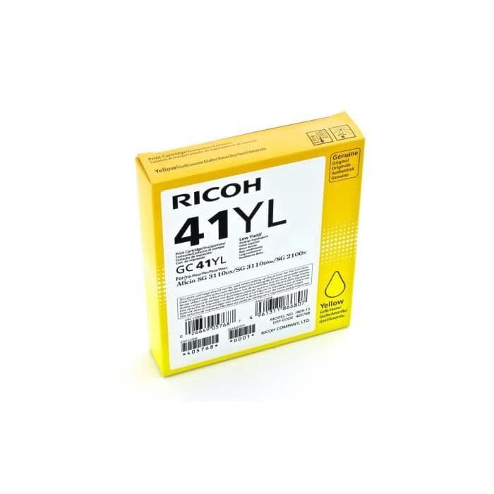 Ricoh GC41YL gul gelblækpatron