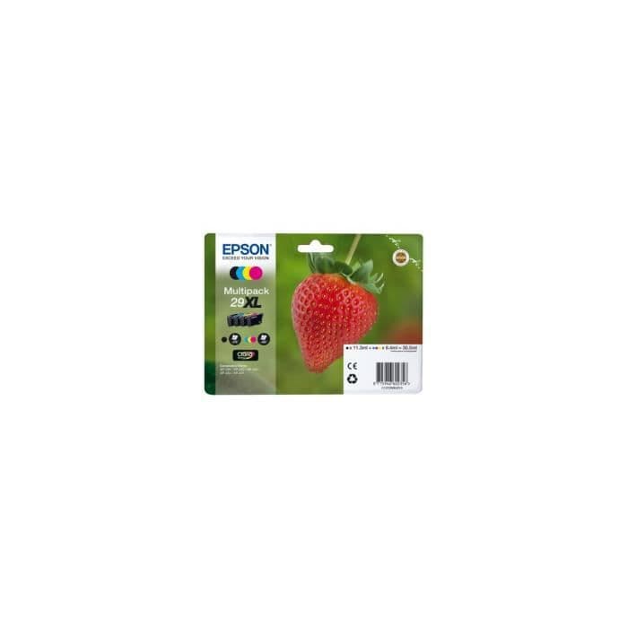 EPSON Multipack Strawberry - Sort, Cyan, Magenta, Gul (XL)