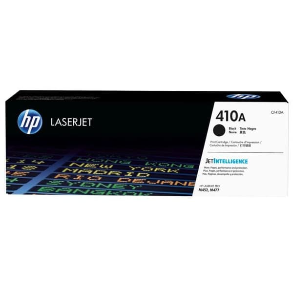 HP 410A svart original LaserJet tonerkassett (CF410A) för HP Color LaserJet Pro M452 / M477
