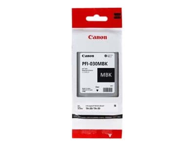 Canon PFI-030MBK - 55 ml - mattsvart - original - bläcktank - för imagePROGRAF TA-20, TA-20 MFP L24ei, TA-30, TA-30 MFP L36ei