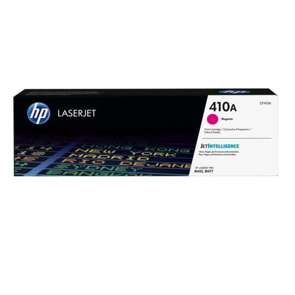 HP 410A Magenta Original LaserJet tonerkassett (CF413A) för HP Color LaserJet Pro M452 / M477