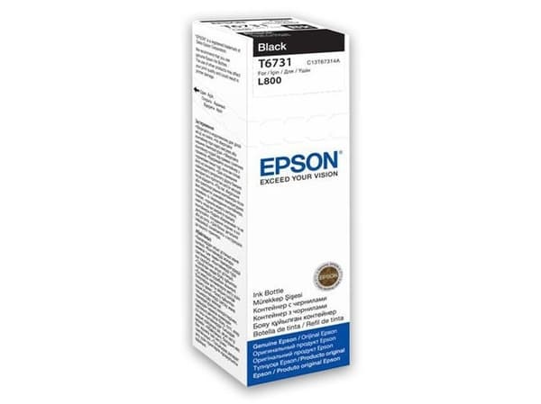 Epson T6731 - 70 ml - svart - original - blekkrefill - for Epson L1800, L800, L805, L810, L850; EcoTank L1800