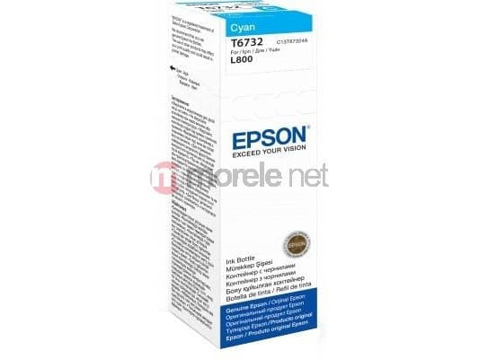Epson T6732 - 70 ml - cyan - original - blekkpåfylling - for Epson L1800, L800, L805, L810, L850; EcoTank L1800