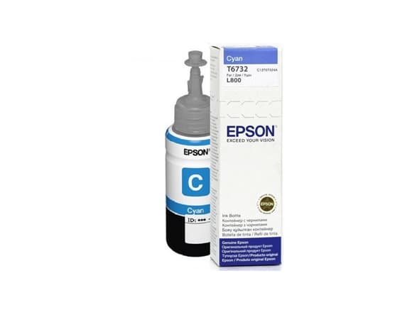 Epson T6732 - 70 ml - cyan - original - blekkpåfylling - for Epson L1800, L800, L805, L810, L850; EcoTank L1800