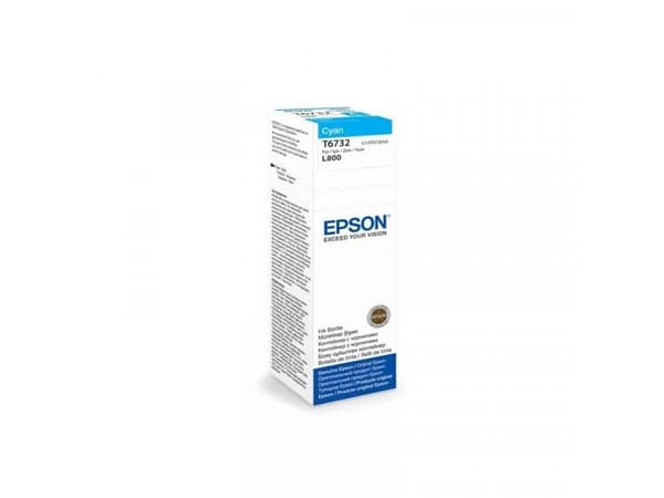 Epson T6732 - 70 ml - cyan - original - blekkpåfylling - for Epson L1800, L800, L805, L810, L850; EcoTank L1800