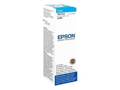 Epson T6732 - 70 ml - cyan - original - blekkpåfylling - for Epson L1800, L800, L805, L810, L850; EcoTank L1800