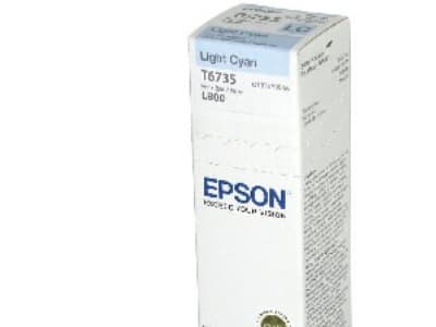 Epson T6735 - 70 ml - lys cyan - original - blekkrefill - for Epson L1800, L800, L805, L810, L850; EcoTank L1800