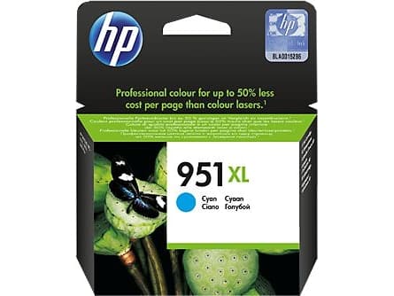 HP 951XL-blekk original cyan XL-blekkpatron (CN046AEBGY)