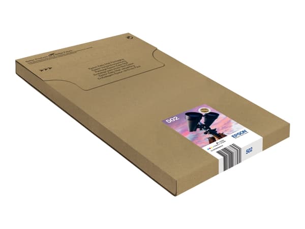 Epson 502 Multipack Easy Mail Packaging - 4-pack - 14.5 ml - svart, gul, cyan, magenta - original - boks - blekkpatron - for Expression Home XP-5100,