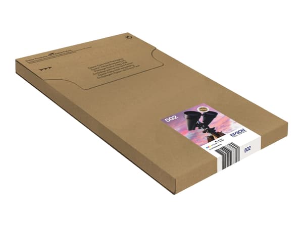 Epson 502 Multipack Easy Mail Packaging - 4-pack - 14.5 ml - svart, gul, cyan, magenta - original - boks - blekkpatron - for Expression Home XP-5100,