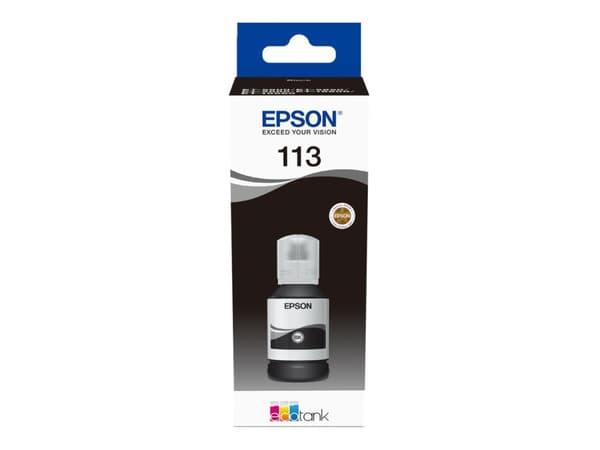 Epson EcoTank 113 - 127 ml - svart - original - refill - för EcoTank ET-16150, 5150, 5170, 5880, M16600; EcoTank Pro ET-16680, 5150, 5170, M16680
